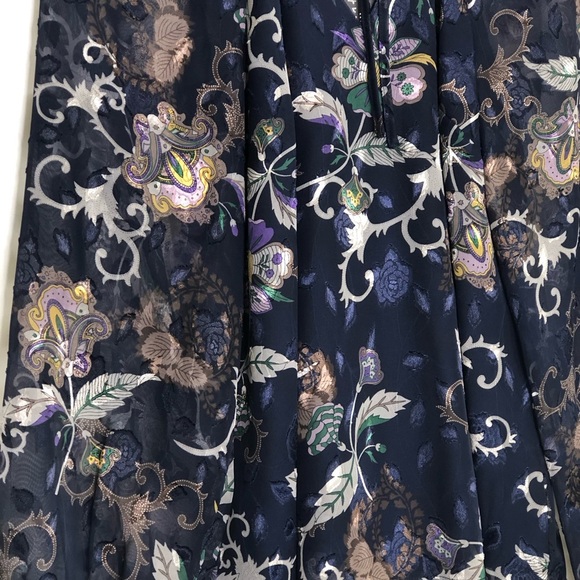 Current Air navy blue floral, print blouse - Picture 4 of 9
